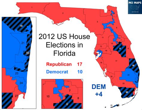 Florida Redistricting Preview 7 Republicans Vs Fair Districts In 2012