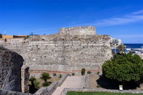 Monumental Complex Of The Royal Walls Of Ceuta Spain Stock Photo