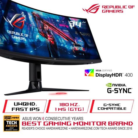 Asus Rog Strix Xg C Gaming Monitor Inch Uwqhd X