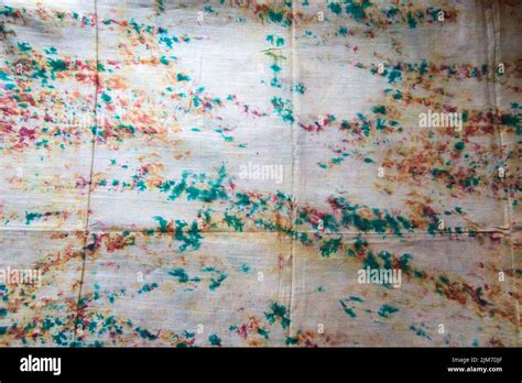 Batik Print Fabric Popular In India Stock Photo Alamy
