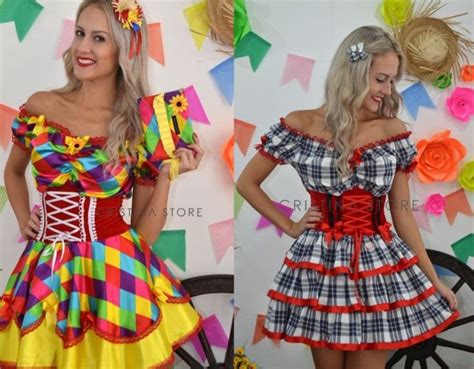 Vestidos Caipiras Para Usar Na Festa Junina We Fashion Trends