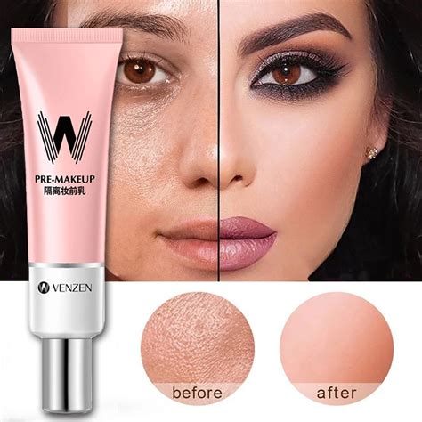 Long Lasting Face Primer Makeup Base Concealer Nature Rose Essence Pore