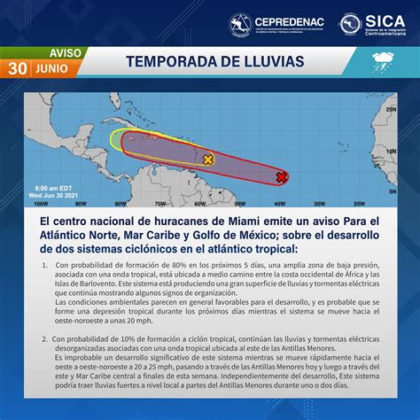 CEPREDENAC SICA On Twitter AvisoRegional El NHC Atlantic