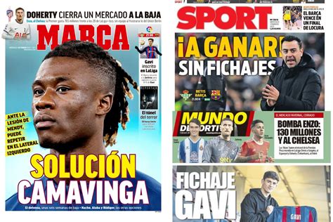 Las Portadas De Los Peri Dicos Deportivos Del De Febrero De