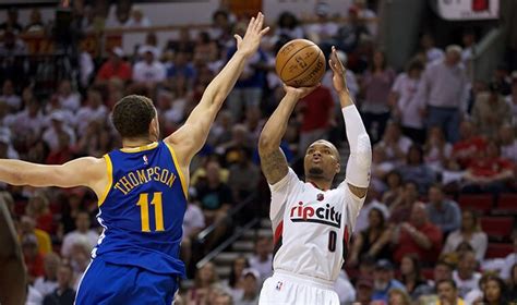 Blazers Return Home For Heavyweight Bout With Warriors Nba