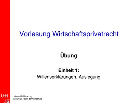 Ppt Vorlesung Wirtschaftsprivatrecht Powerpoint Presentation Free