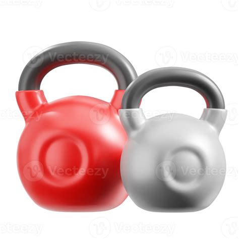 3D Kettlebells icon on transparent background 39833333 PNG