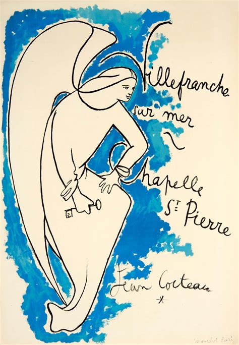 Jean Cocteau Villefranche Sur Mer Chapelle St Pierre By Jean Cocteau 1957 For Sale At 1stdibs