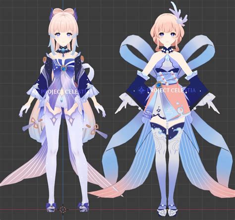 I made a mashup to appreciate both of her designs! : r/Genshin_Impact