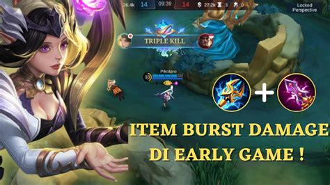 Auto Burst Damage Build Lunox Tersakit Youtube