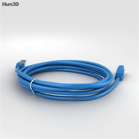 Ethernet Cable 3d Model Electronics On Hum3d