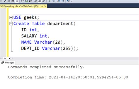 Querying Multiple Tables In Sql Geeksforgeeks