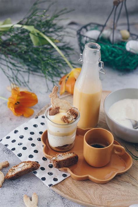 Eierlik R Tiramisu Mit Cantuccini Dessert Zu Ostern Rezeptidee