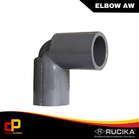 Jual Knie RUCIKA 1 2 Inch AW PVC 90 Derajat Siku Belokan ELBOW Knee