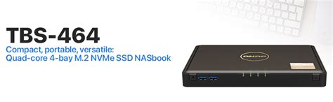 TBS-464 4-DRIVE NASBOOK INTEL CELERON N5105/N5095 4CORE 4GB (TBS-464-8G-US)