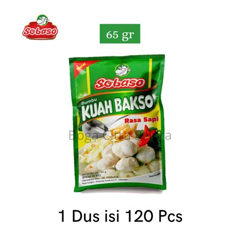 Jual Bumbu Kuah Bakso Sobaso Gr Dus Isi Pcs Shopee Indonesia