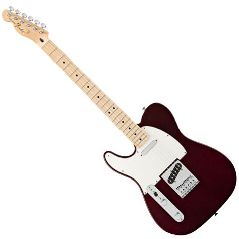 Fender Standard Telecaster Zurdos Mn Midnight Wine Gear4music