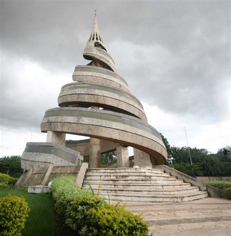 Reunification Monument Yaounde Cameroon Architectural Landmarks