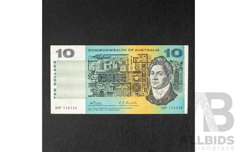 australian  ten dollar note lot  allbids