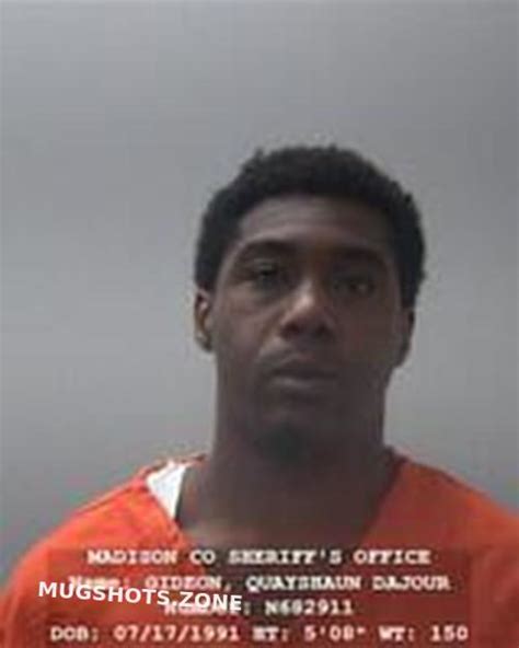 QUAYSHAUN DAJOUR GIDEON 03 09 2023 Madison County Mugshots Zone