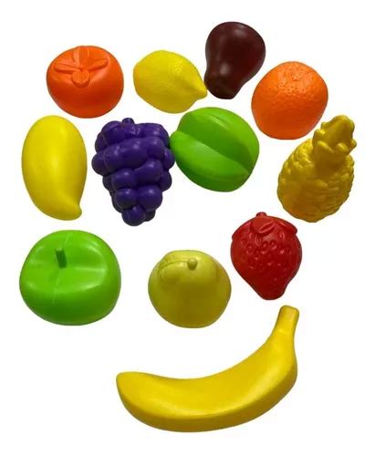 Set Frutas O Verduras Plásticas Escolar MercadoLibre