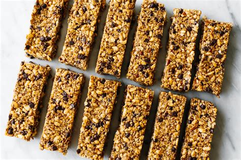 Chewy Chocolate Chip Granola Bars Downshiftology