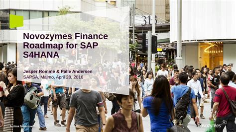 novozymes finance roadmap  sap shana sapsaeur novozymes