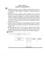 Introduction To Pushdown Automata Pda Definition Model And