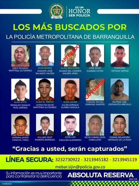 La Policía Presenta Los Carteles De Los Más Buscados Noticias Coopercom