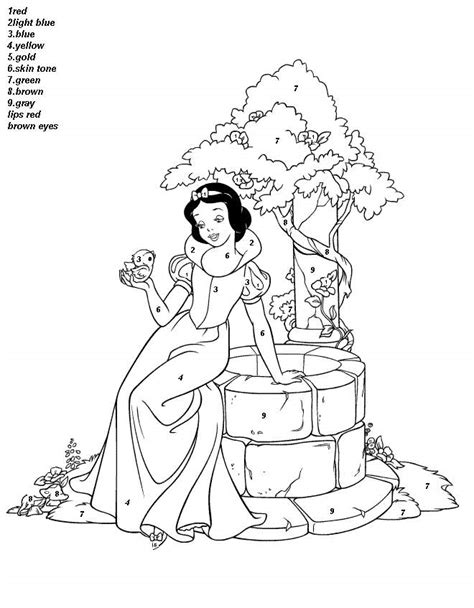 Disney Color By Numbers Coloring Pages at GetColorings.com | Free ...