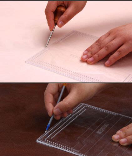 Acrylic Template Pattern For Messager Shoulder Bag Leather Craft