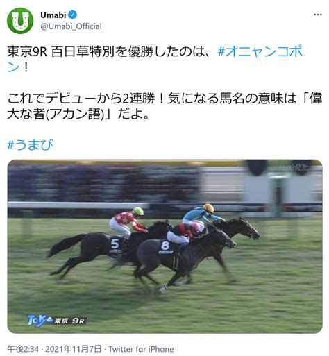 中央競馬で「オニャンコポン」がデビューから2連勝！ 「オレタチハツヨイ」「オヌシナニモノ」「アナゴサン」と珍名馬が次々勝利｜ニフティニュース