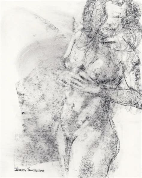 FEMALE NUDE FIGURE ORIGINAL DRAWING Pencil Naked Woman Beautiful Girl