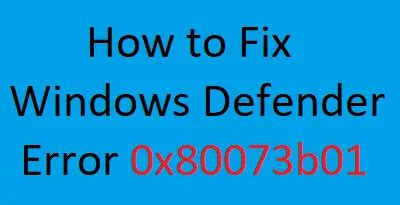 How To Fix Windows Defender Error Code X Ba Howtoedge