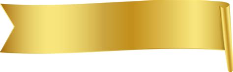 Gold Ribbon Banner