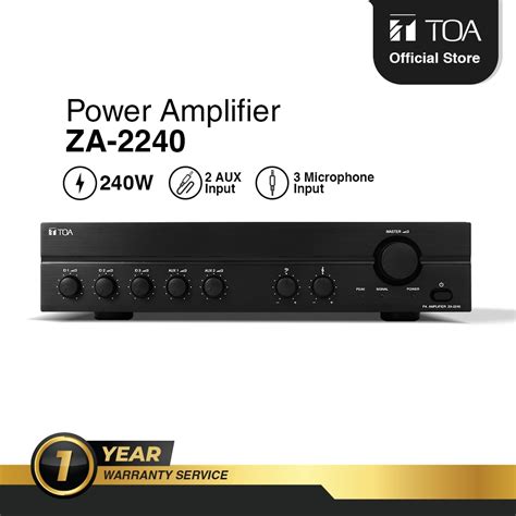 Jual TOA ZA 2240 Power Amplifier 240 W Shopee Indonesia