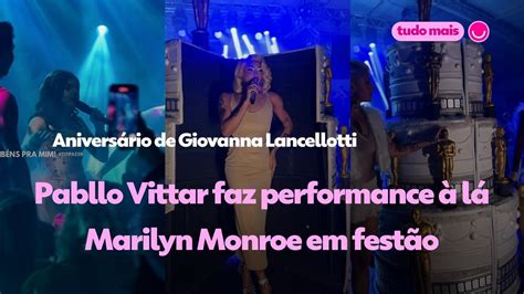 V Deo Pabllo Vittar Sai De Dentro Do Bolo E Canta L Marylin Monroe