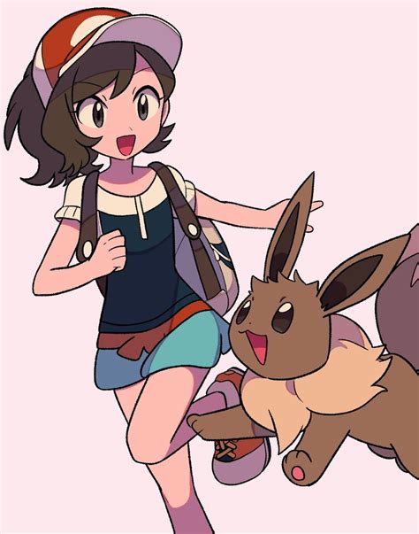 Eevee And Elaine Pokemon And 1 More Drawn By Tyako089 Danbooru