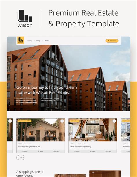 Wilson Real Estate Html Responsive Website Template