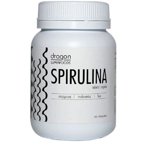 Био Спирулина 200 таблетки Dragon Superfoods • Цена | Аптека Прайм