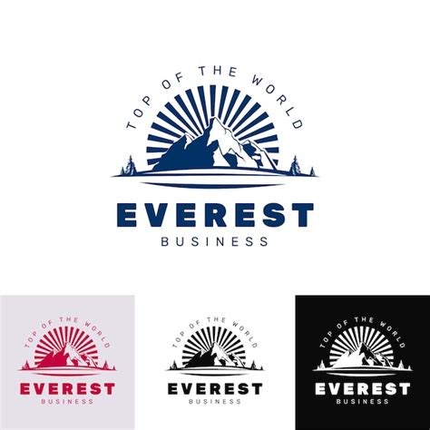 Everest Logo Vorlagendesign Premium Vektor