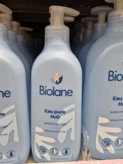 Biolane La Toilette Eau Pure H2O Lotion Nettoyante Sans Rinçage 350