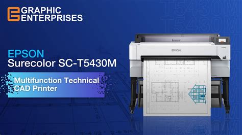 Epson Surecolor Sc T5430m Multifunction Technical Cad Printer Youtube