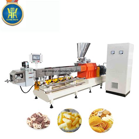 Stainless Steel Corn Food Extrusion Machine Maize Puff Snack Food