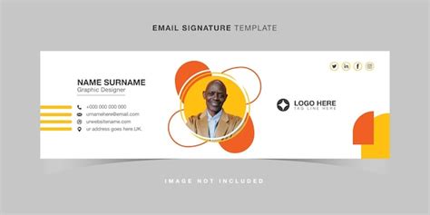 Premium Vector Flat Modern And Professional Email Signature