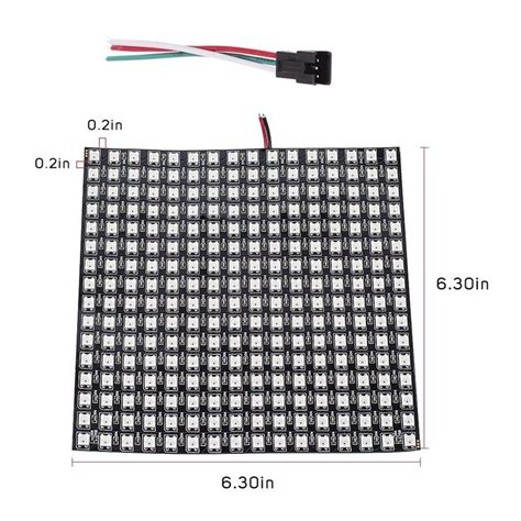 Btf Lighting Ws2812b Rgb 5050smd Individually Addressable Digital 16x16