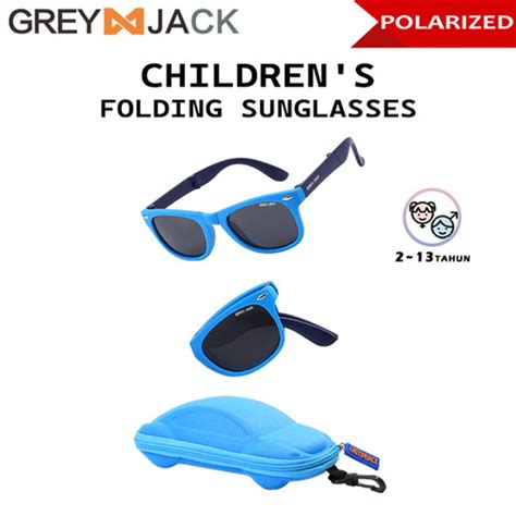 Jual Grey Jack Kacamata Hitam Sunglasses Polarized Anti UV Anak 2802