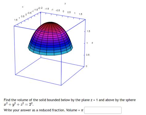 Solved Find The Volume Of The Solid Bounded Below By The Chegg