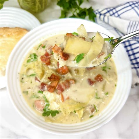 Creamy Cabbage Soup Simple Delicious Comfort Food