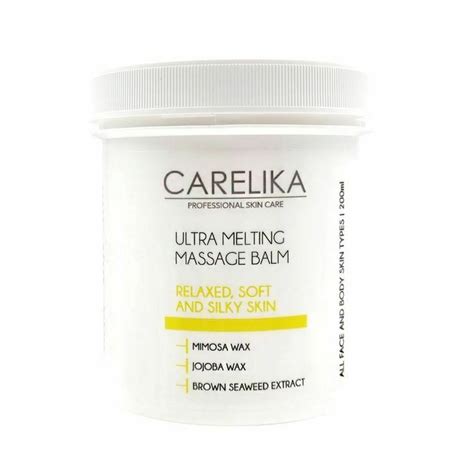 CARELIKA Ultra Melting Massage Balm with Mimosa and Jojoba 200 ml ...